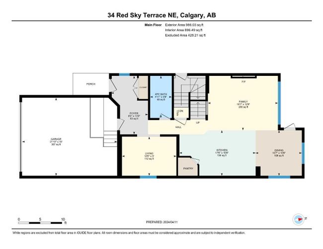 34 Red Sky Terrace Ne, Home with 6 bedrooms, 4 bathrooms and 4 parking in Calgary AB | Image 47