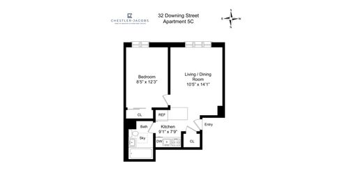 5c-32 Downing St, New York, NY, 10014-4781 | Card Image