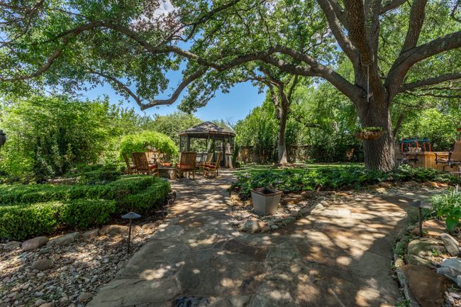 Wooded backyard with gazebo | Image 32