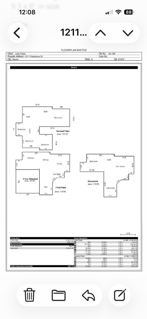 1211 Fieldstone Dr, Savoy, IL, 61874-7454 | Card Image