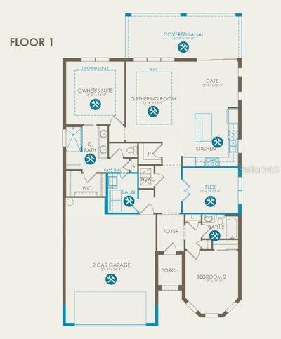 Floor plan with structural options selected | Image 2