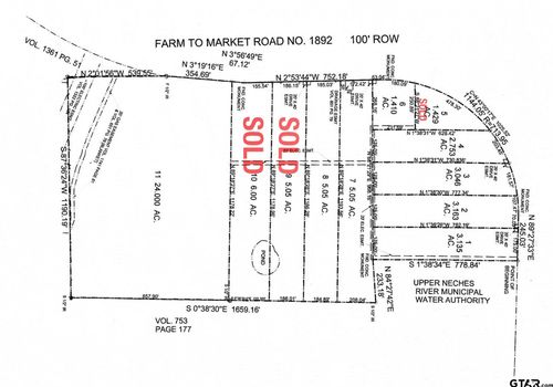 Lt 1 TBD Fm 1892, Frankston, TX, 75763 | Card Image