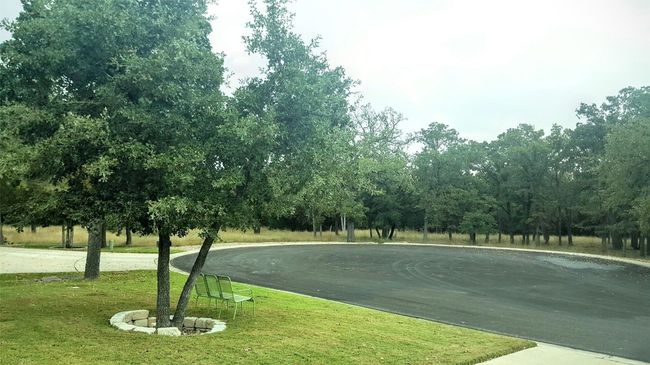 View of property's community with a yard and curved driveway | Image 25
