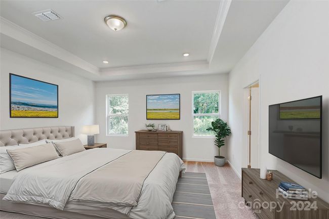Owners bedroom shown with virtual staging | Image 20