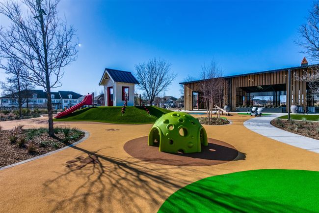 Pioneer Park is a dog-themed playground, picnic tables, yard games, a fire pit, outdoor grills, and even a pizza oven at this casual gathering space just outside of The Arena. | Image 30