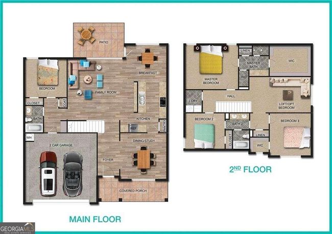 2022 Mustang Pass, House other with 4 bedrooms, 3 bathrooms and null parking in Conyers GA | Image 5
