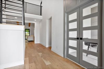 Beautiful modern entry with wide-planked, white oak, hardwood floors! | Image 3