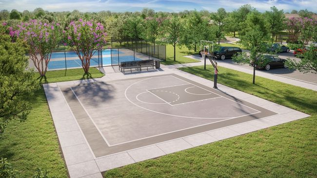 View of sport court with community basketball court and a lawn | Image 24