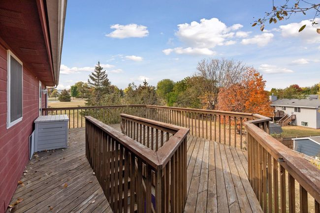 Large deck with views accessible from | Image 17