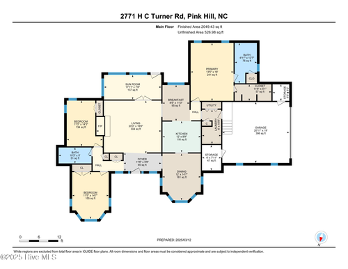 2771 Hc Turner Rd, Pink Hill, NC, 28572-9553 | Card Image