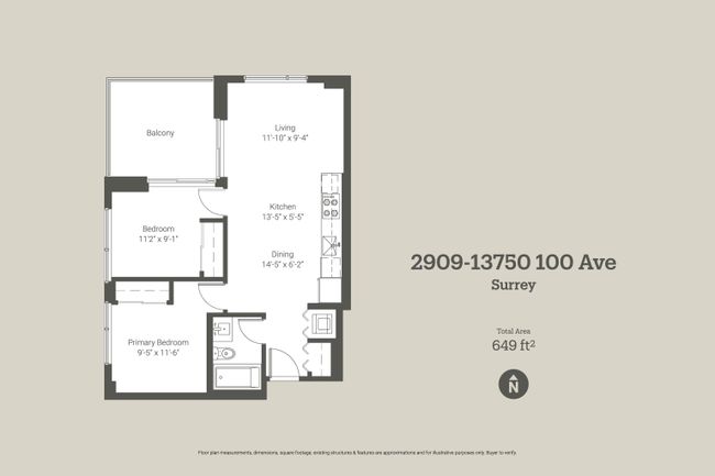 2909 - 13750 100 Avenue, Condo with 2 bedrooms, 1 bathrooms and 1 parking in Surrey BC | Image 18