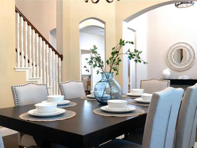 Dining room featuring arched walkways | Image 8