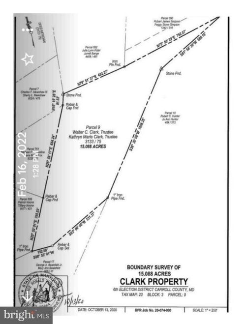 0 Lt - 15.088 Acs Of Ebbvale Rd Clark Property, MANCHESTER, MD, 21102 | Card Image