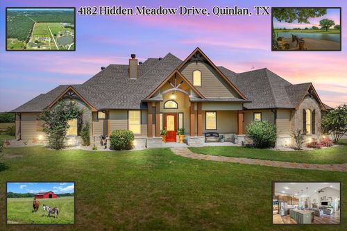 4182 Hidden Meadow Dr, Quinlan, TX, 75474-5208 | Card Image