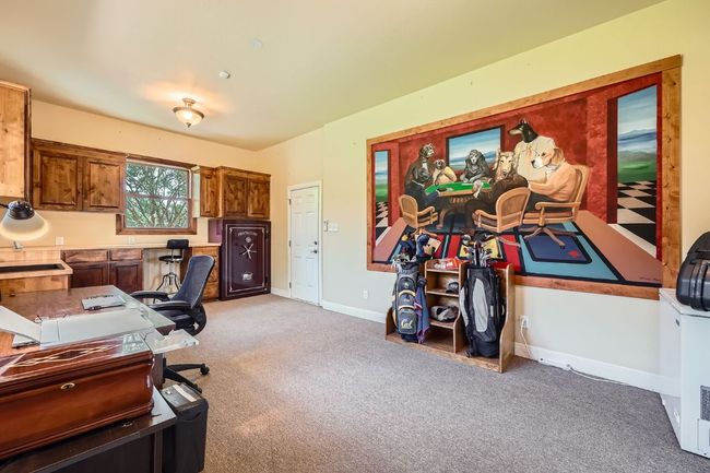 Man-Cave or flex space separate from main house; connected to garage w/ it's own private covered patio | Image 25