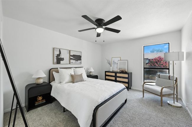 Bedroom featuring carpet floors and ceiling fan | Image 27