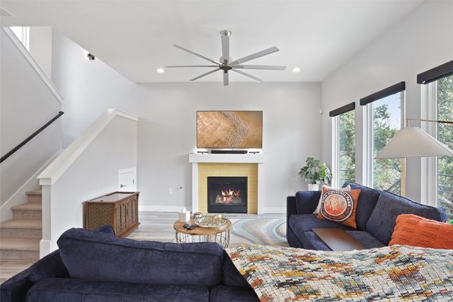 Dining space with brand new laminate wood flooring. | Image 7
