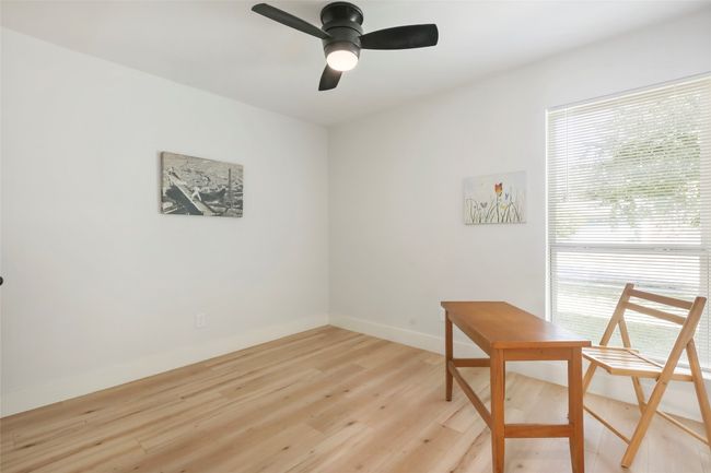 Front bedroom fits queen or two twin beds or bunk beds or office. | Image 16
