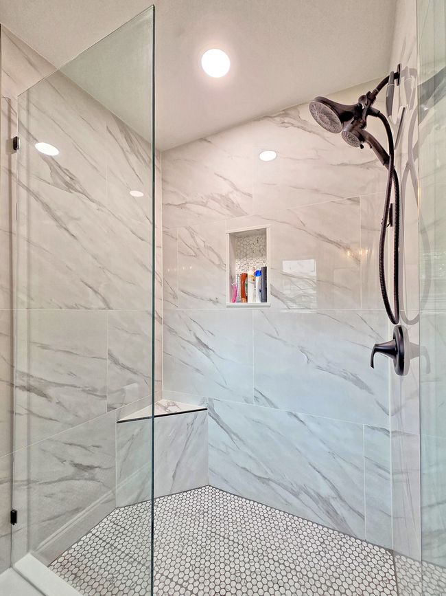 Beautiful and roomy primary bath shower. | Image 15