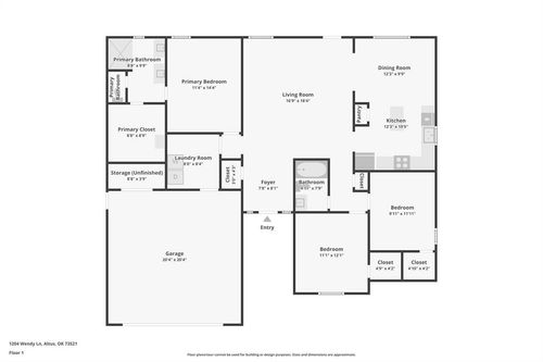 1204 Wendy Lane, Altus, OK, 73521 | Card Image