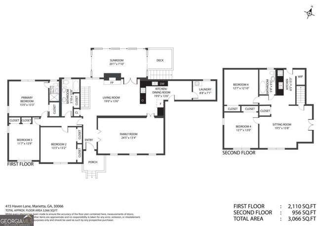 415 Haven Ln, House other with 5 bedrooms, 3 bathrooms and 2 parking in Marietta GA | Image 47