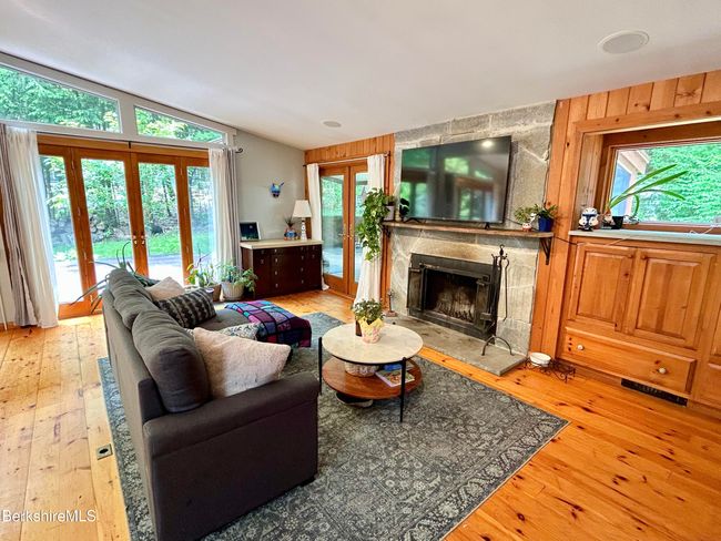 Wood burning stone Fireplace | Image 4