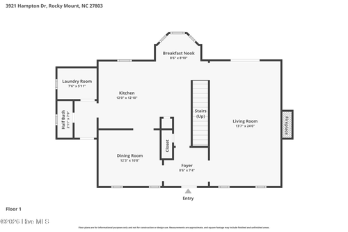 3921 Hampton Dr, Rocky Mount, NC, 27803-1123 | Card Image