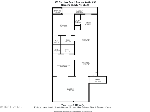 unit-1c-505 Carolina Beach Ave N, Carolina Beach, NC, 28428-6143 | Card Image