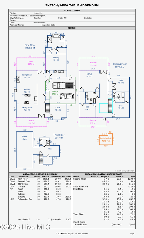 1621 S Moorings Dr, Wilmington, NC, 28405-5344 | Card Image