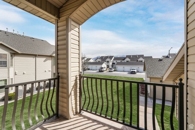 Balcony with central air condition unit and a residential view | Image 18