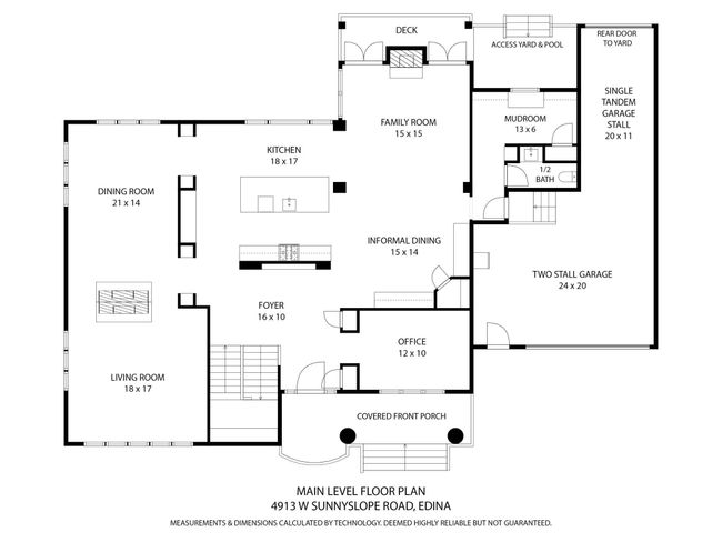 4913 W Sunnyslope Rd, House other with 6 bedrooms, 5 bathrooms and null parking in Edina MN | Image 44