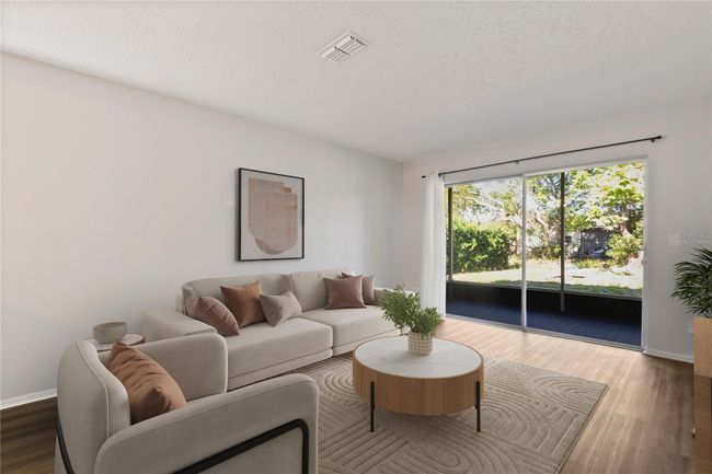 Virtually staged living room | Image 9