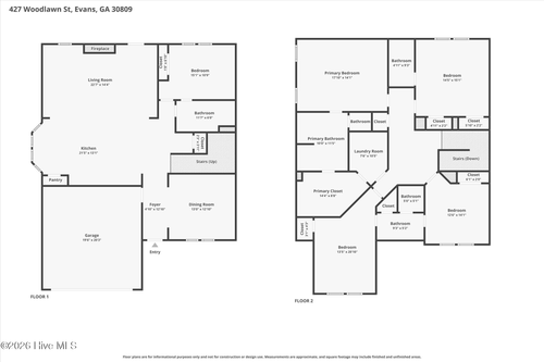 427 Woodlawn St, Evans, GA, 30809-0908 | Card Image