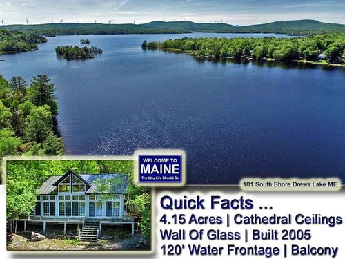 101 S South Shore Road, Linneus, ME, 04730 | Card Image