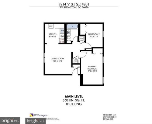 apt-201-3814 V St Se, WASHINGTON, DC, 20020-1353 | Card Image