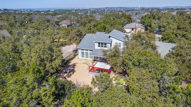 Birds eye view of property with a wooded view | Image 32
