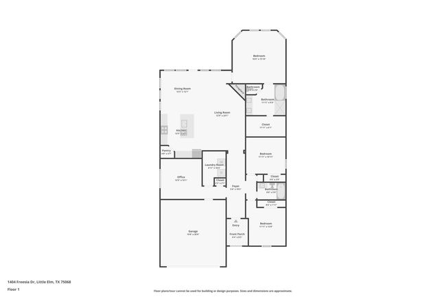 1404 Freesia Dr, House other with 3 bedrooms, 2 bathrooms and null parking in Little Elm TX | Image 26