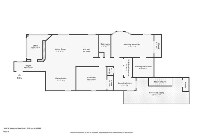 APT-3E - 1648 W Waveland Ave, Condo with 2 bedrooms, 2 bathrooms and null parking in CHICAGO IL | Image 35