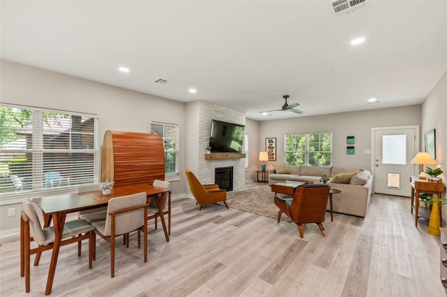 Seamlessly connected to kitchen and living spaces. | Image 5
