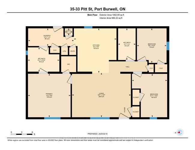 35 - 33 Pitt St, Home with 3 bedrooms, 2 bathrooms and 2 parking in Port Burwell ON | Image 36