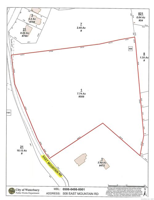 508 E Mountain Rd, Waterbury, CT, 06706-2221 | Card Image