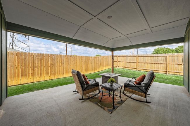 View of patio / terrace featuring a fenced backyard | Image 24