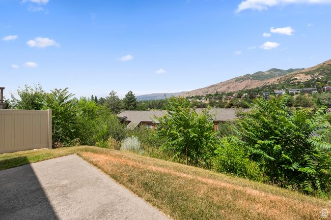 View of yard featuring a mountain view | Image 7