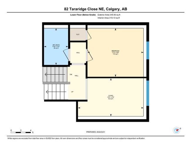 82 Tararidge Close Ne, Home with 4 bedrooms, 2 bathrooms and 4 parking in Calgary AB | Image 41