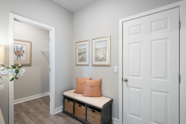 Mudroom with loads of space and a generous walk-in closet Model photo. Options and colors will vary. | Image 13