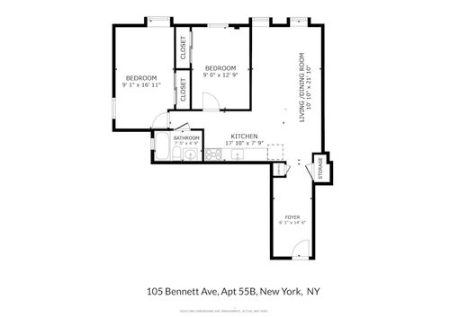 55b-105 Bennett Ave, New York, NY, 10033-2335 | Card Image