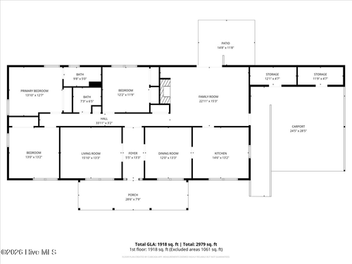 221 Pinewood Cir, Goldsboro, NC, 27534-3350 | Card Image