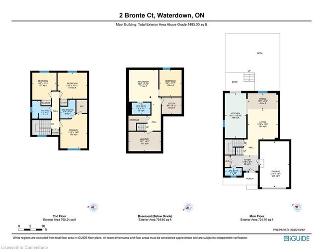 2 Bronte Crt, Townhouse with 4 bedrooms, 4 bathrooms and 3 parking in Dundas ON | Image 38