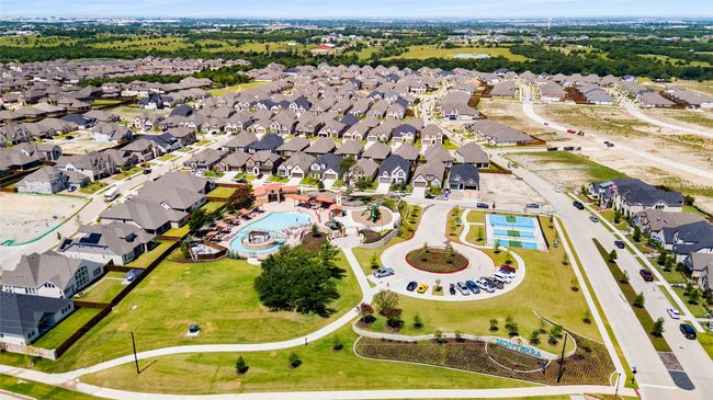 Aerial perspective of suburban area with a pool | Image 40