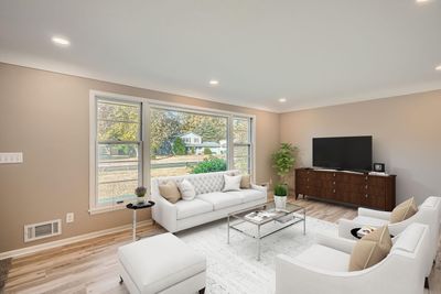 Virtually staged living room | Image 2